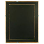 Miroir mural en rotin brun clair, rectangulaire, 27" x 34", 1 pièce