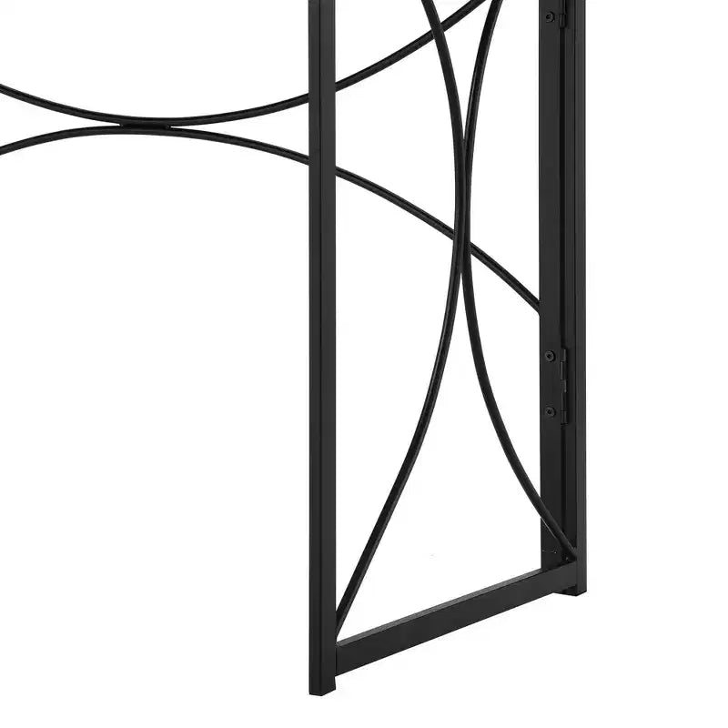 Bureau pliable Bois grange et noir, une personne, style pliable