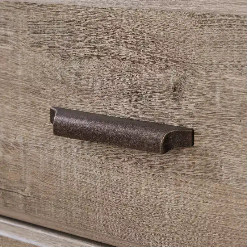 Commode double 6 tiroirs en chêne vieilli – Assemblage par 2 personnes