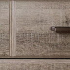 Commode double 6 tiroirs en chêne vieilli – Assemblage par 2 personnes