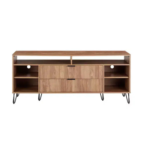 Manhattan Comfort 63" Dumbo TV Stand for TVs up to 60" Golden Brown