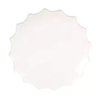 Tabouret d'appoint rond en grès blanc, 1 place