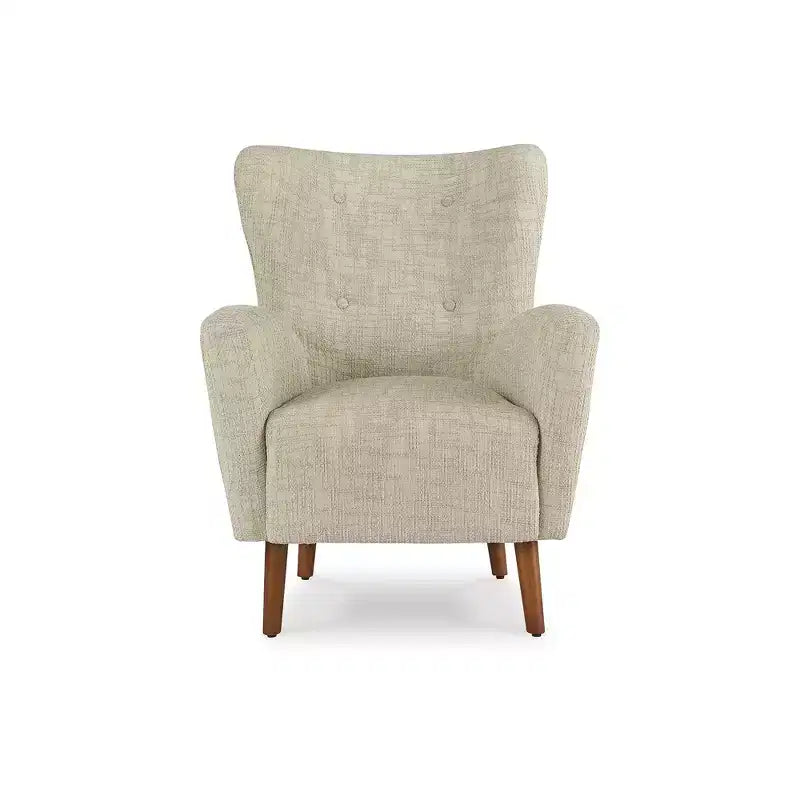 Fauteuil d'appoint rembourré Dune avec accoudoirs, 1 place