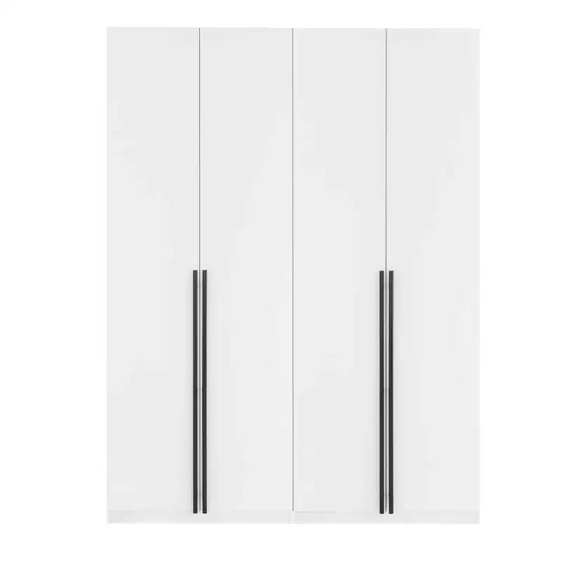 Manhattan Comfort 2pc Lee 4 Door Module Wardrobe