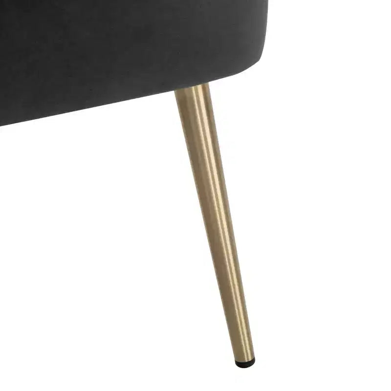 Fauteuil d'appoint en velours, une place – Noir / Vert / Bleu clair / Rose clair