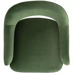 Fauteuil d'appoint en velours, une place – Noir / Vert / Bleu clair / Rose clair