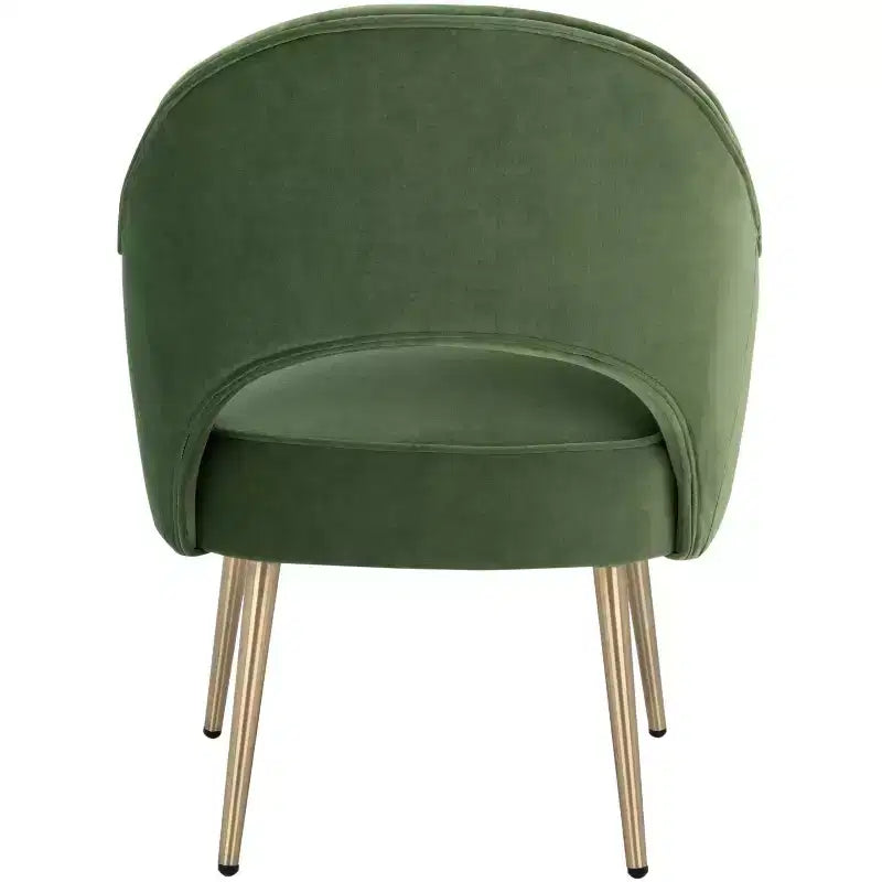 Fauteuil d'appoint en velours, une place – Noir / Vert / Bleu clair / Rose clair