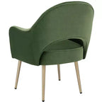 Fauteuil d'appoint en velours, une place – Noir / Vert / Bleu clair / Rose clair