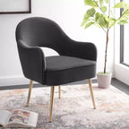 Fauteuil d'appoint en velours, une place – Noir / Vert / Bleu clair / Rose clair