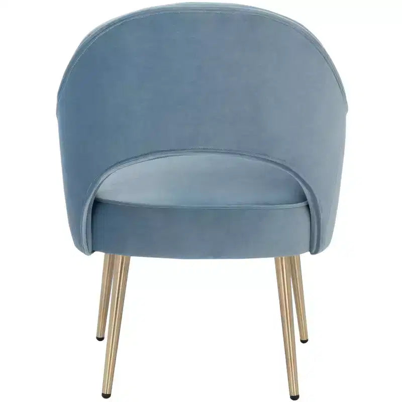 Fauteuil d'appoint en velours, une place – Noir / Vert / Bleu clair / Rose clair