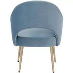 Fauteuil d'appoint en velours, une place – Noir / Vert / Bleu clair / Rose clair