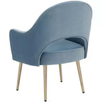 Fauteuil d'appoint en velours, une place – Noir / Vert / Bleu clair / Rose clair
