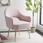 Fauteuil d'appoint en velours, une place – Noir / Vert / Bleu clair / Rose clair
