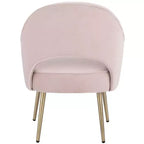 Fauteuil d'appoint en velours, une place – Noir / Vert / Bleu clair / Rose clair