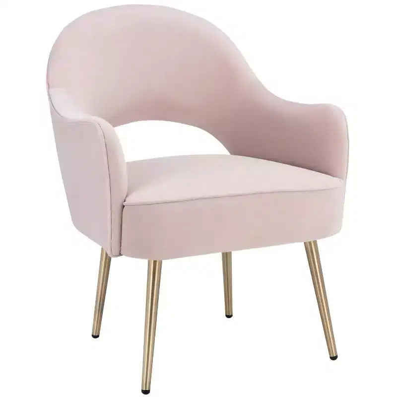 Fauteuil d'appoint en velours, une place – Noir / Vert / Bleu clair / Rose clair