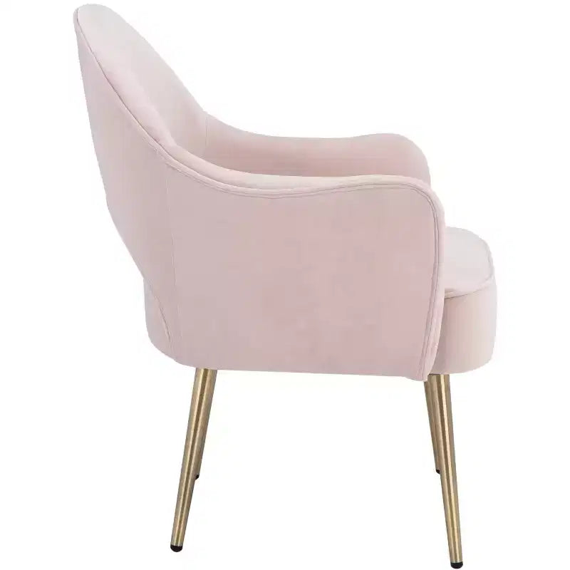 Fauteuil d'appoint en velours, une place – Noir / Vert / Bleu clair / Rose clair
