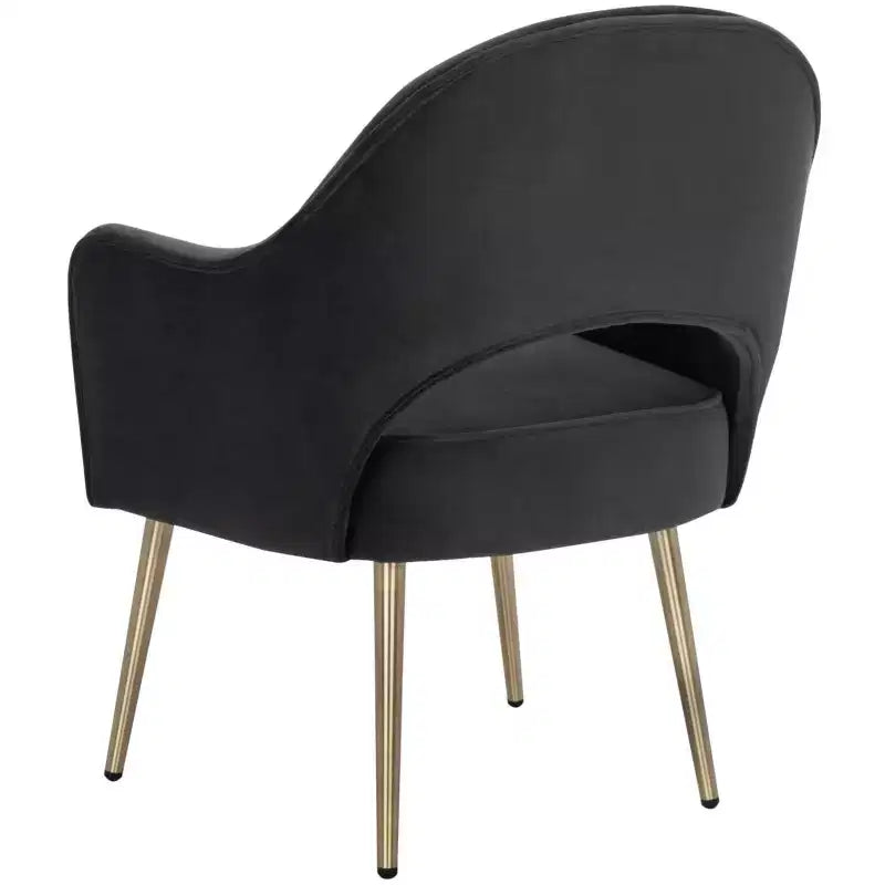 Fauteuil d'appoint en velours, une place – Noir / Vert / Bleu clair / Rose clair