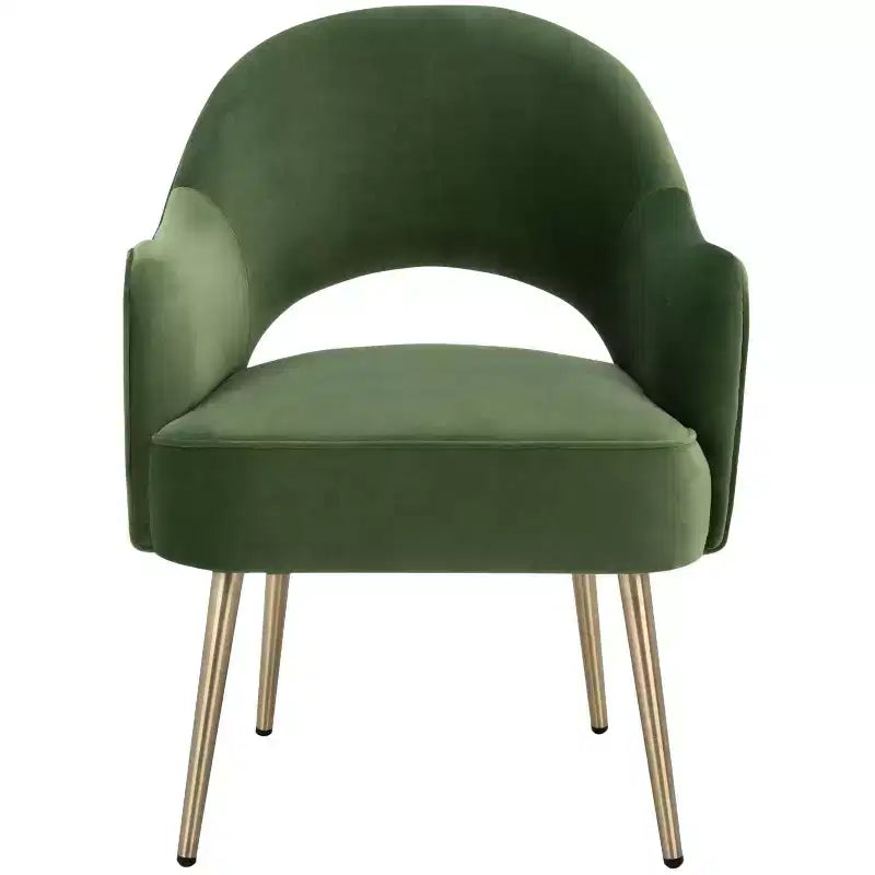 Fauteuil d'appoint en velours, une place – Noir / Vert / Bleu clair / Rose clair