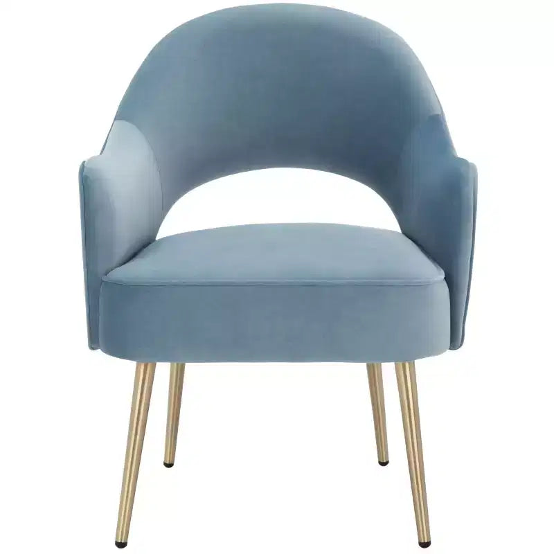 Fauteuil d'appoint en velours, une place – Noir / Vert / Bleu clair / Rose clair
