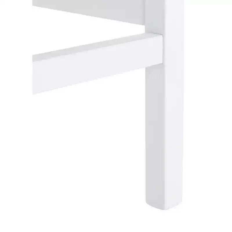 Tabouret de comptoir bas en canne de rotin – Noir / Naturel / Blanc, sans accoudoirs, 1 place