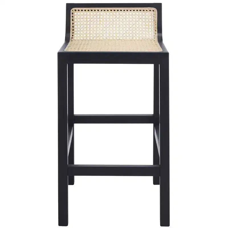 Saito Low Back Cane Counter Stool - BST9500 - Safavieh
