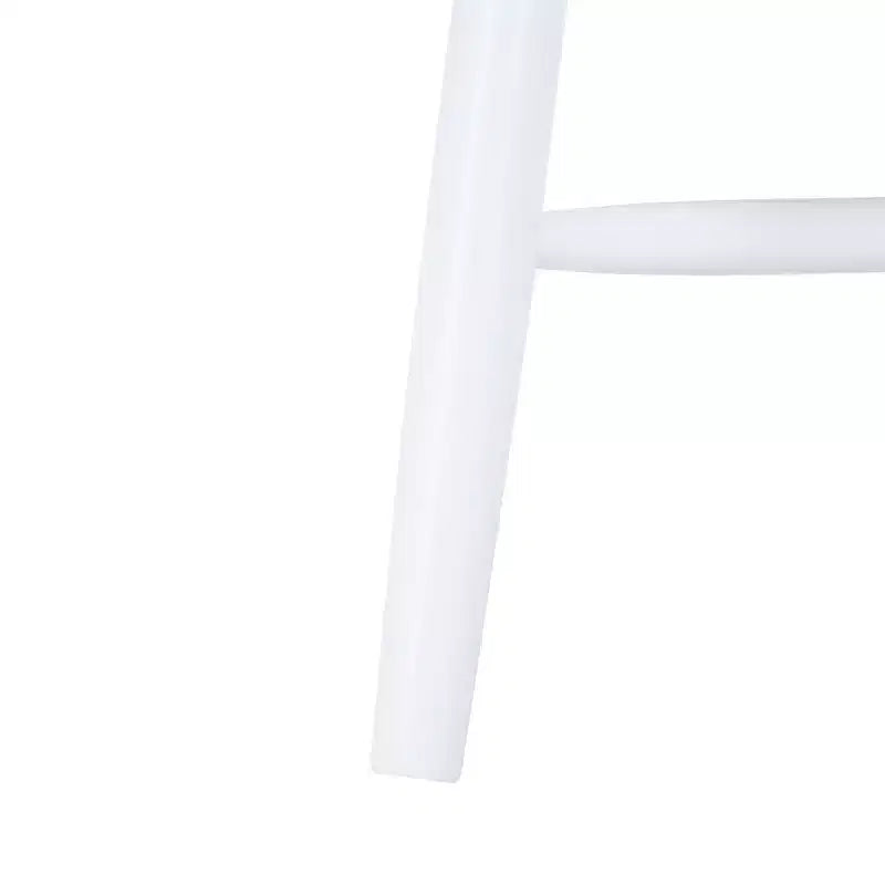 Chaises de salle à manger sans accoudoirs à dossier à barreaux beiges/noires, lot de 2