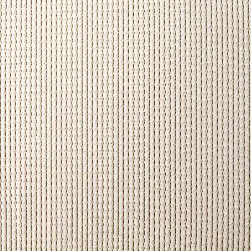 Fauteuil rembourré à structure en bois, Marron / Crème, Siège unique