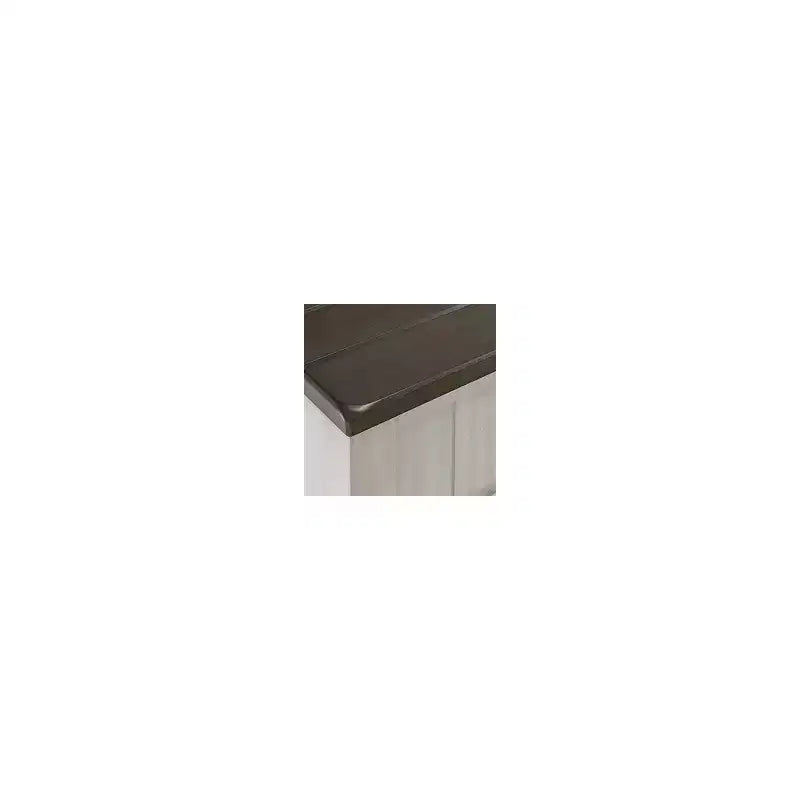 Table basse relevable grise et marron avec tiroirs de rangement, carrée