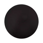 Table d'appoint ronde, noir/noyer, style milieu de siècle