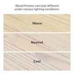 Table d'appoint carrée en bois massif, finition brossée, 4 couleurs — 50,8 cm x 50,8 cm x 61 cm
