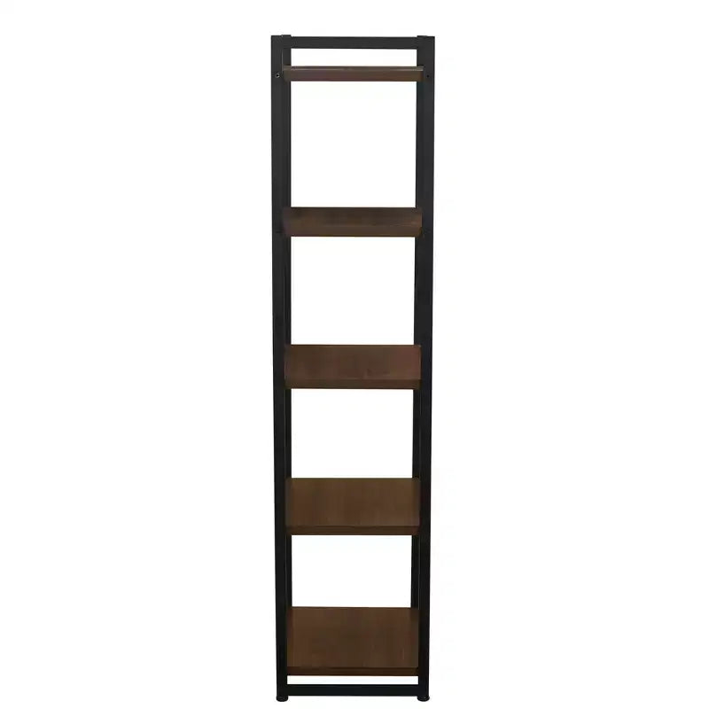 Étagère étroite blanche à 5 tablettes, assemblage par 1 personne