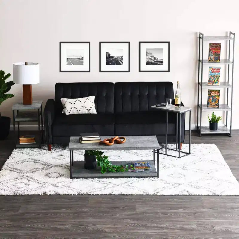 Étagère étroite blanche à 5 tablettes, assemblage par 1 personne