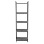 Étagère étroite blanche à 5 tablettes, assemblage par 1 personne