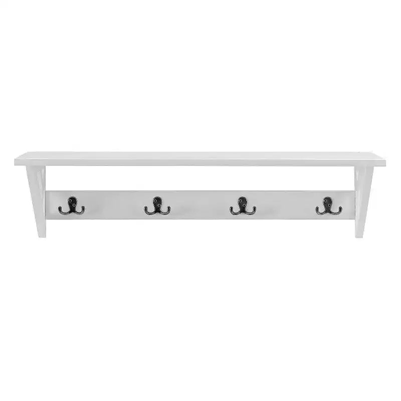Meuble d'entrée avec banc et 4 patères – Ensemble 2 pièces