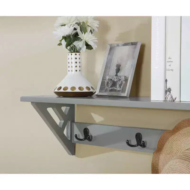Meuble d'entrée avec banc et 4 patères – Ensemble 2 pièces