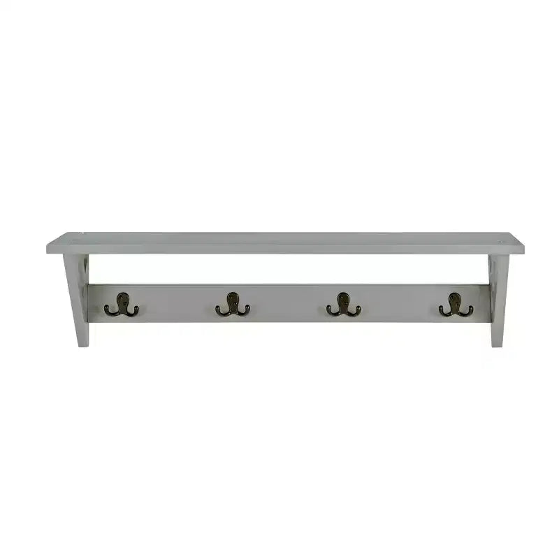 Meuble d'entrée avec banc et 4 patères – Ensemble 2 pièces