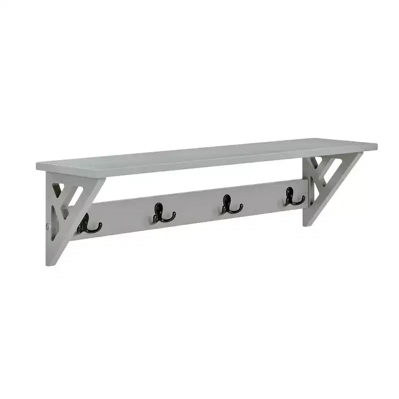 Meuble d'entrée avec banc et 4 patères – Ensemble 2 pièces