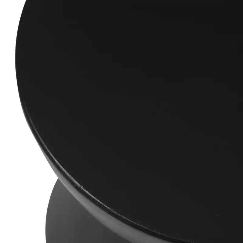 Table d'appoint sablier, noir / gris mousse / blanc, fibre de verre