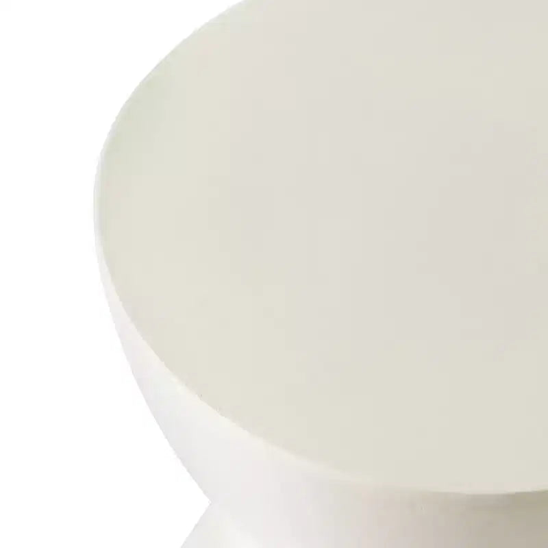 Table d'appoint sablier, noir / gris mousse / blanc, fibre de verre