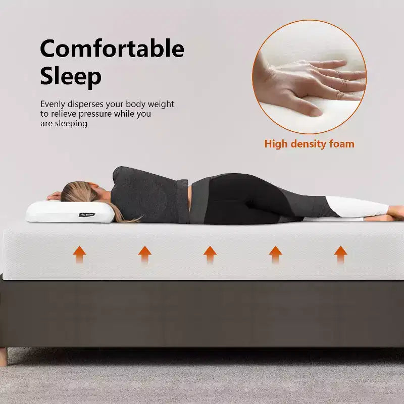 Matelas King blanc, fermeté moyenne, 25 cm, 1 personne