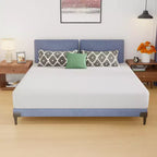 Matelas King blanc, fermeté moyenne, 25 cm, 1 personne