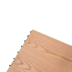 Table basse rectangulaire, noir / or / blanc, plateau en placage de bois et piètement en fil d'acier, 1 pièce