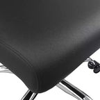 Chaise de bureau haute à dossier réglable, similicuir, pivotante et inclinable, 1 place