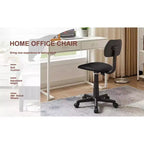 Tabouret roulant pivotant réglable en hauteur avec dossier, noir/café, une place